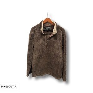 TRUE GRIT MENS SHERPA PULLOVER